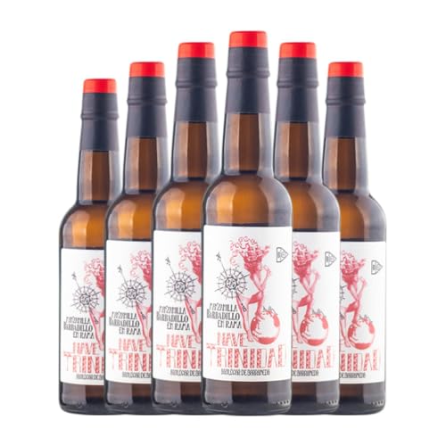 Barbadillo Manzanilla Barbadillo en Rama Nave Trinidad Palomino Fino Manzanilla-Sanlúcar de Barrameda Halbe Flasche 37 cl (Schachtel mit 6 Halbe Flasche von 37 cl) von Bodegas Barbadillo