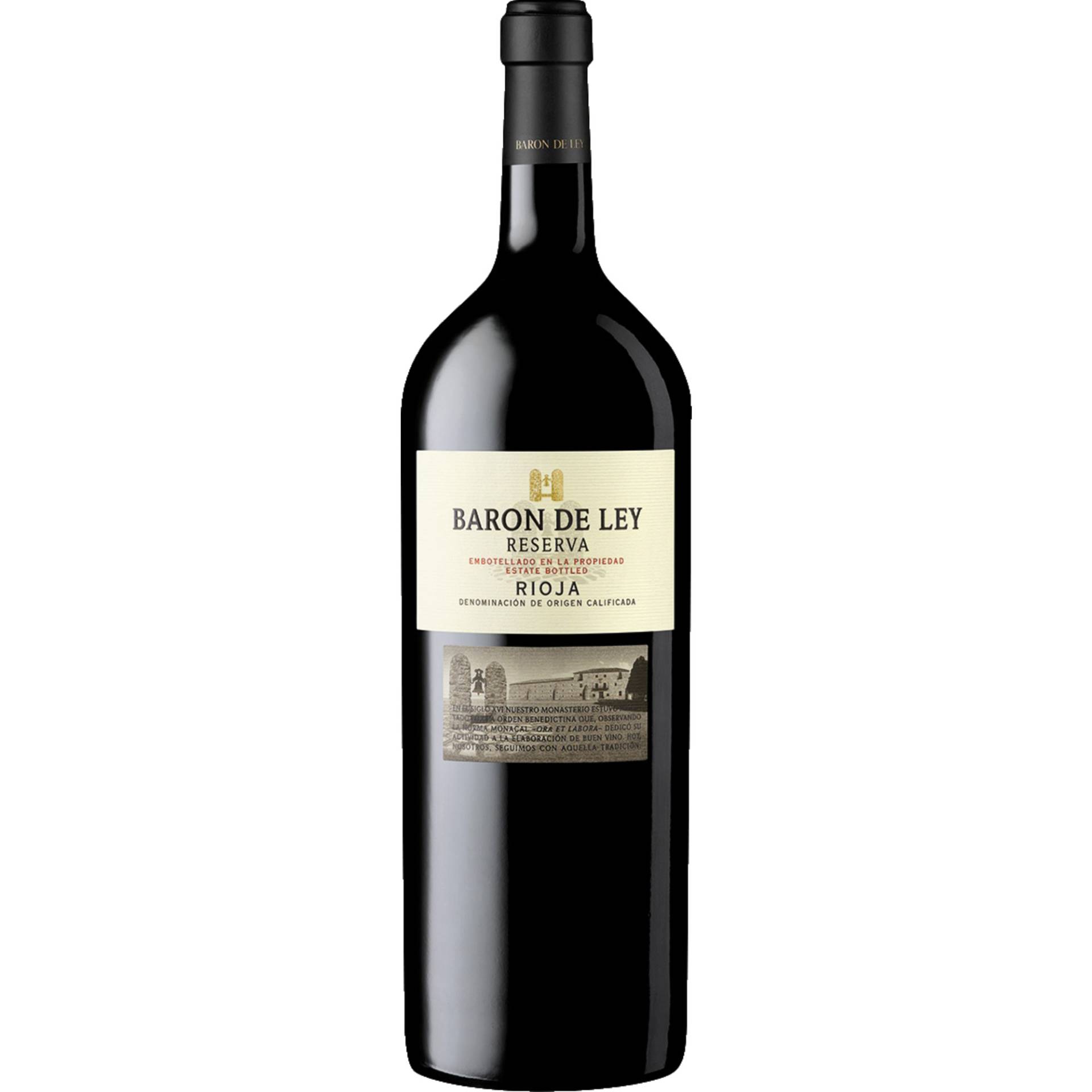 Baron de Ley Reserva, Rioja DOCa, 5,0 L, Rioja, 2019, Rotwein von Bodegas Barón de Ley S.A.,26080,Logrono / La Rioja,Spanien