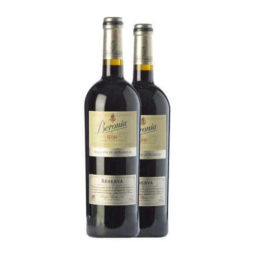 Beronia 198 Barricas Rioja Reserve 75 cl Rotwein (Karton mit 2 Flaschen von 75 cl) von Bodegas Beronia