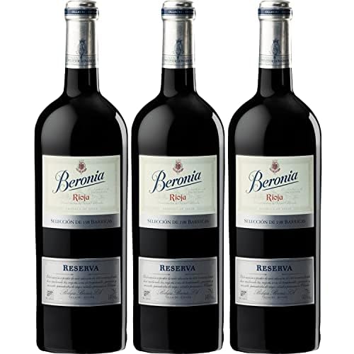 Beronia 198 Barricas Rotwein Wein trocken Rioja Spanien Inkl. FeinWert E-Book (3 x 0,75l) von Bodegas Beronia
