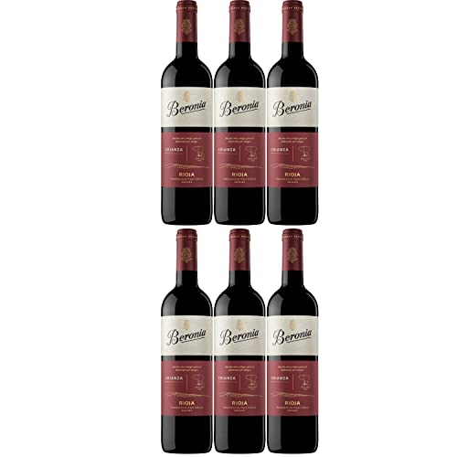 Beronia Crianza Rotwein Wein trocken Rioja Spanien Inkl. FeinWert E-Book (6 x 0,75l) von Bodegas Beronia