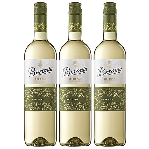Beronia Verdejo Weißwein Wein trocken Spanien Inkl. FeinWert E-Book (3 x 0,75l) von Bodegas Beronia