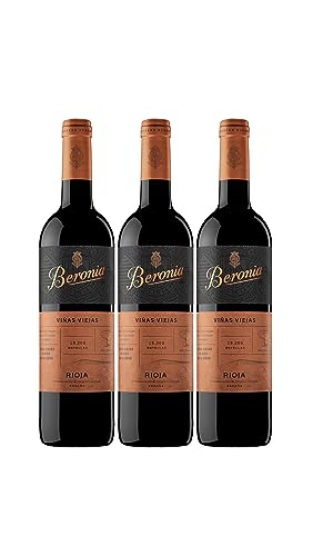 Beronia Vinas Viejas Rotwein Wein trocken Rioja Spanien Inkl. FeinWert E-Book (3 x 0,75l) von Bodegas Beronia