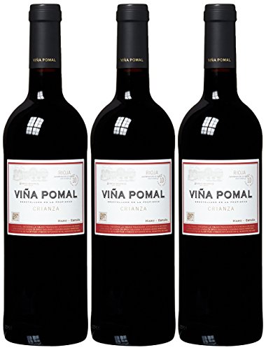 Bodegas Bilbainas Viña Pomal Tempranillo Crianza Rioja D.O.Circa 2013/2014 (3 x 0.75 l) von Bodegas Bilbainas
