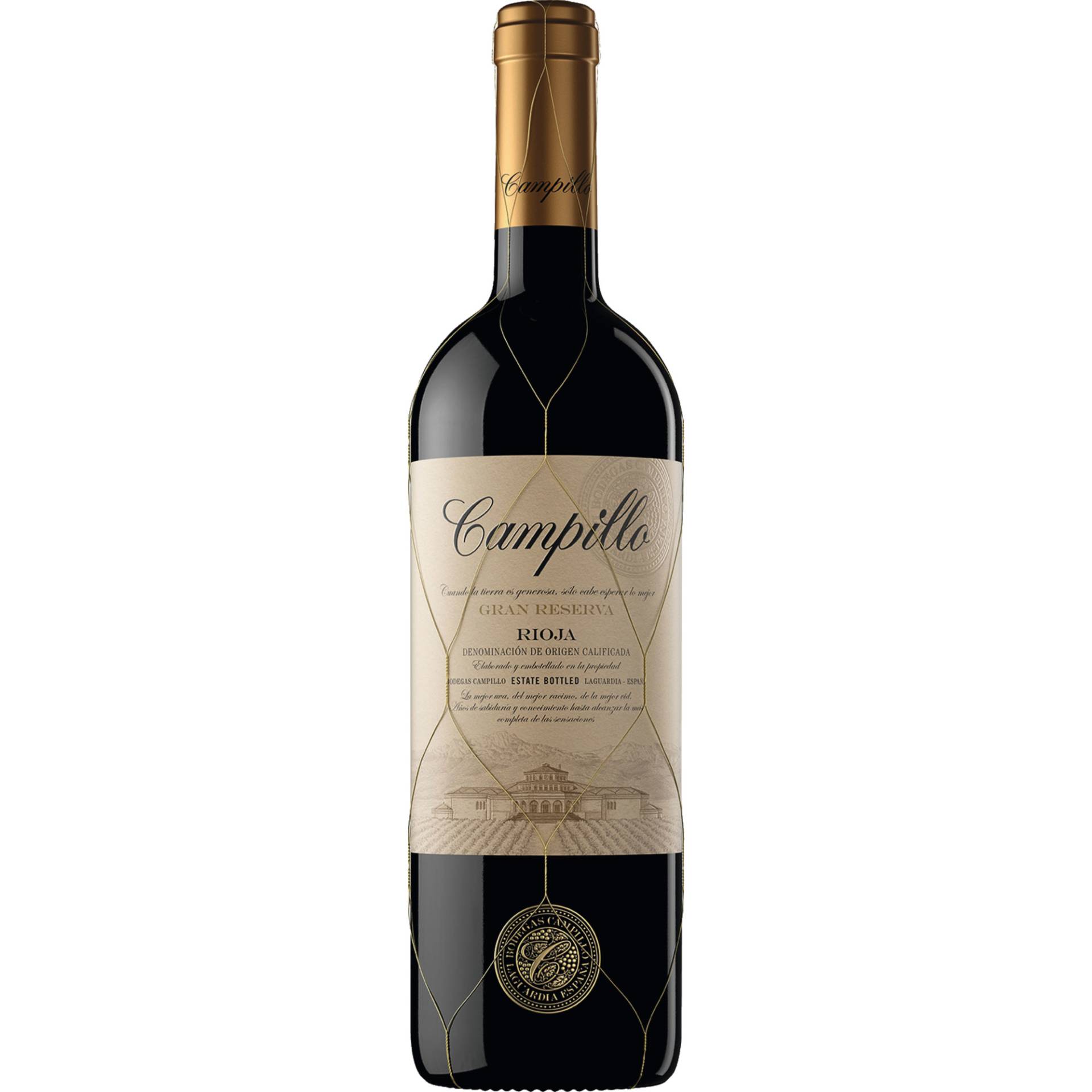 Campillo Rioja Gran Reserva, Rioja DOCa, Rioja, 2015, Rotwein von Bodegas Campillo Ctra Logroño SN, 01300, Laguardia (Álava), Spain