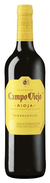 Campo Viejo Rioja Tempranillo Rotwein trocken 0,75 l von Bodegas Campo Viejo