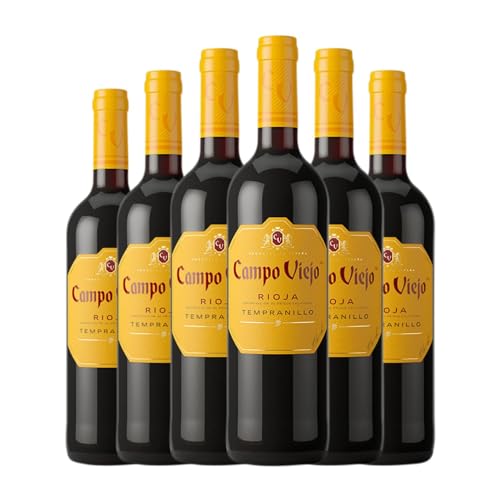 Campo Viejo Tempranillo Rioja 75 cl (Schachtel mit 6 Flaschen von 75 cl) von Bodegas Campo Viejo