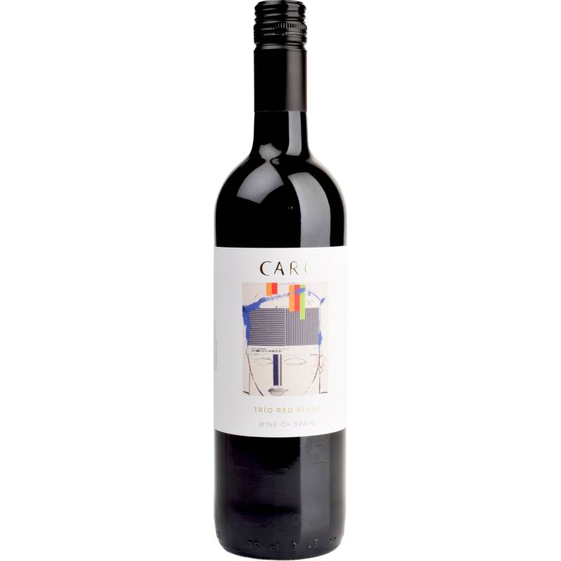 Care Trio Red Blend, Cariñena DO, Aragonien, 2023, Rotwein von Bodegas Care / Ctra. Aguaron, 1 / E - 50400 Carinena - Zaragoza / Carinena