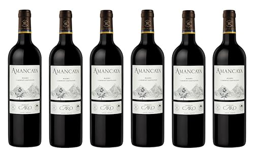 6x 0,75l - Bodegas Caro - Amancaya - Malbec & Cabernet Sauvignon - Mendoza - Argentinien - Rotwein trocken von Bodegas Caro