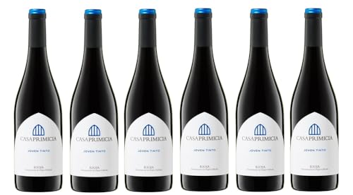 6x 0,75l - 2022er - Bodegas Casa Primicia - Joven - Tinto - Rioja D.O.Ca. - Spanien - Rotwein trocken 6x 0,75l - 2022er - Bodegas Casa Primicia - Joven - Tinto - Rioja D.O.Ca. - Spanien - Rotwein trocken von Bodegas Casa Primicia