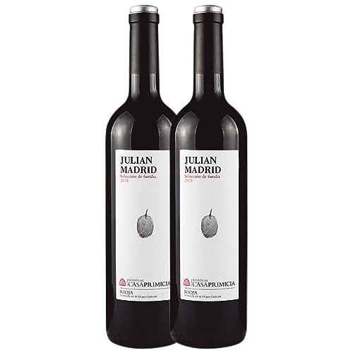 Casa Primicia Julian Madrid Selección de Familia Tempranillo Rioja 75 cl (Schachtel mit 2 Flaschen von 75 cl) von Bodegas Casa Primicia