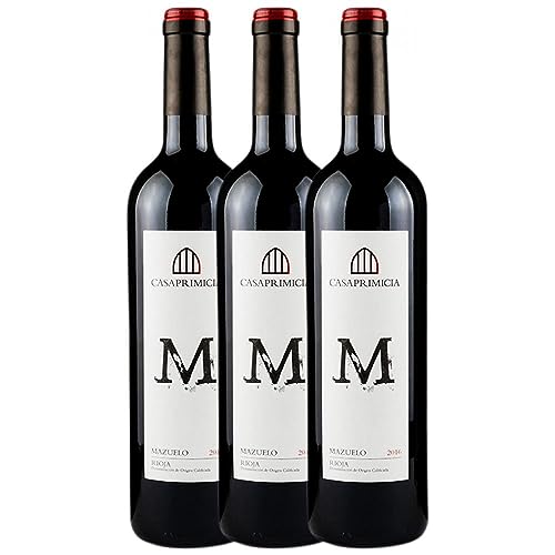 Casa Primicia M Mazuelo Rioja 75 cl (Schachtel mit 3 Flaschen von 75 cl) von Bodegas Casa Primicia