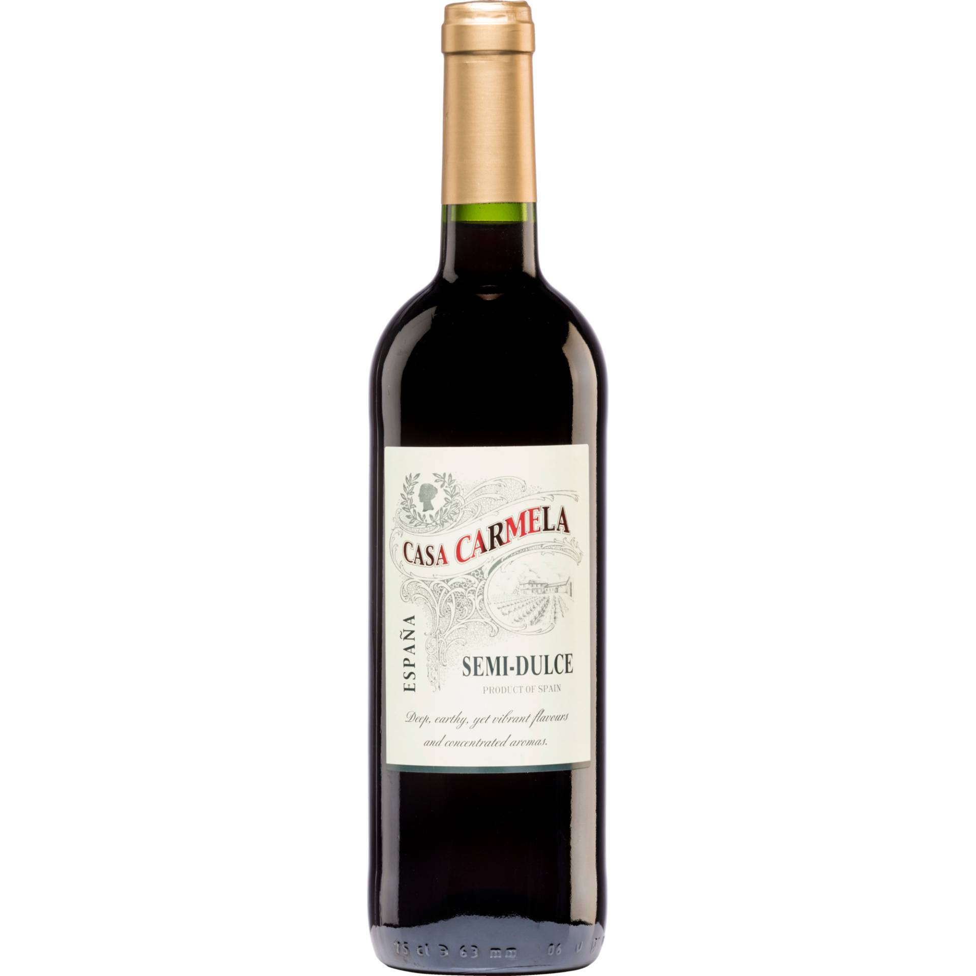 Castaño Casa Carmela Tinto, Semi-Dulce, Yecla DO, Murcia, 2022, Rotwein Castaño Casa Carmela Tinto, Semi-Dulce, Yecla DO, Murcia, 2022, Rotwein von Bodegas Castaño - Ctra. Fuentéalamo, 3 Apt. 120, 30510 Yecla, Spanien