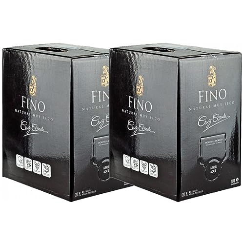 Cruz Conde Fino Pedro Ximénez Montilla-Moriles Bag in Box 5 L (Schachtel mit 2 Bag in Box von 5 L) von Bodegas Cruz Conde