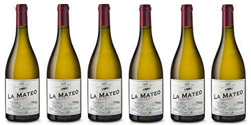 6x 0,75l - Bodegas D. Mateos - C. F. La Mateo - Tempranillo - Blanco - Rioja D.O.Ca. - Spanien - Weißwein trocken von Bodegas D. Mateos