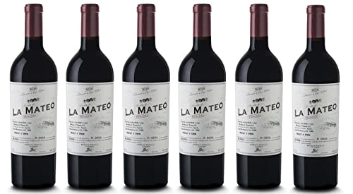6x 0,75l - Bodegas D. Mateos - C. F. La Mateo - Vendimia - Rioja D.O.Ca. - Spanien - Rotwein trocken von Bodegas D. Mateos