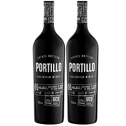 Bodegas Salentein Portillo Malbec Magnum Rotwein Wein trocken Argentinien (2x 1,5 Liter) von Bodegas El Portillo