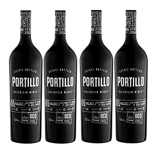 Bodegas Salentein Portillo Malbec Magnum Rotwein Wein trocken Argentinien (4x 1,5 Liter) von Bodegas El Portillo