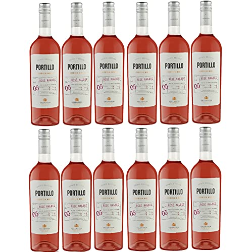 Bodegas Salentein Portillo Rosé Malbec Roséwein Wein trocken Argentinien (12 Flaschen) von Bodegas El Portillo