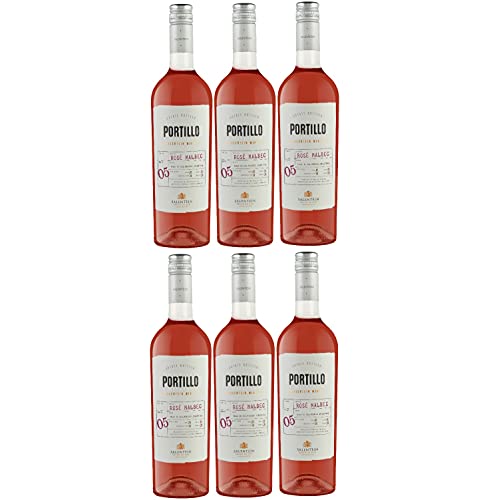 Bodegas Salentein Portillo Rosé Malbec Roséwein Wein trocken Argentinien (6 Flaschen) von Bodegas El Portillo