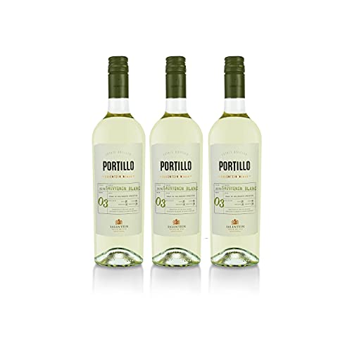 Bodegas Salentein Portillo Sauvignon Blanc Weißwein Wein trocken Argentinien (3 Flaschen) von Bodegas El Portillo