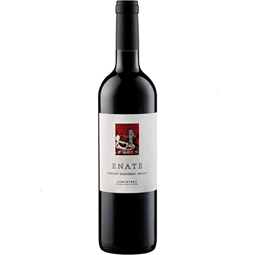 Enate Cabernet Sauvignon Merlot DO Rotwein Wein Trocken Spanien I Visando Paket (1 x 0,75l) von Bodegas Enate