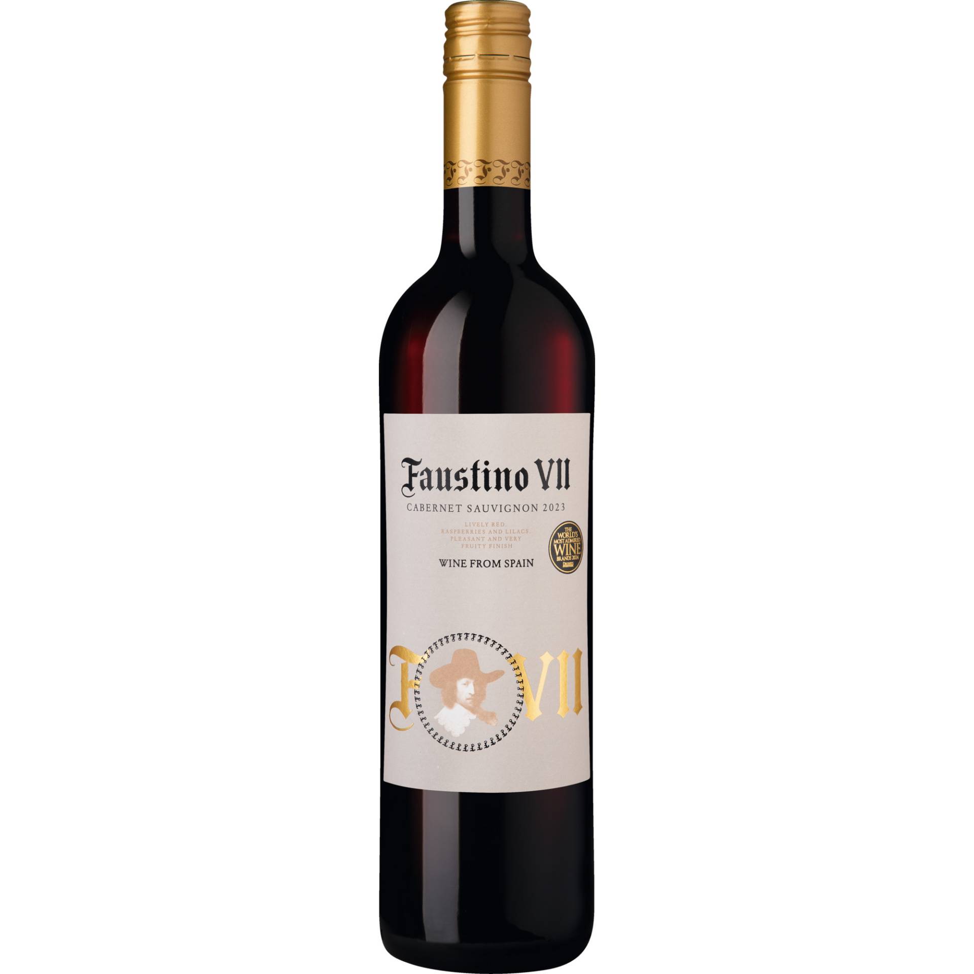 Faustino VII Cabernet Sauvignon, Vino de España, Vino de Espana, 2023, Rotwein Faustino VII Cabernet Sauvignon, Vino de España, Vino de Espana, 2023, Rotwein von Bodegas Faustino, 01320 Oyón, Spanien; R.E. 3231-VI