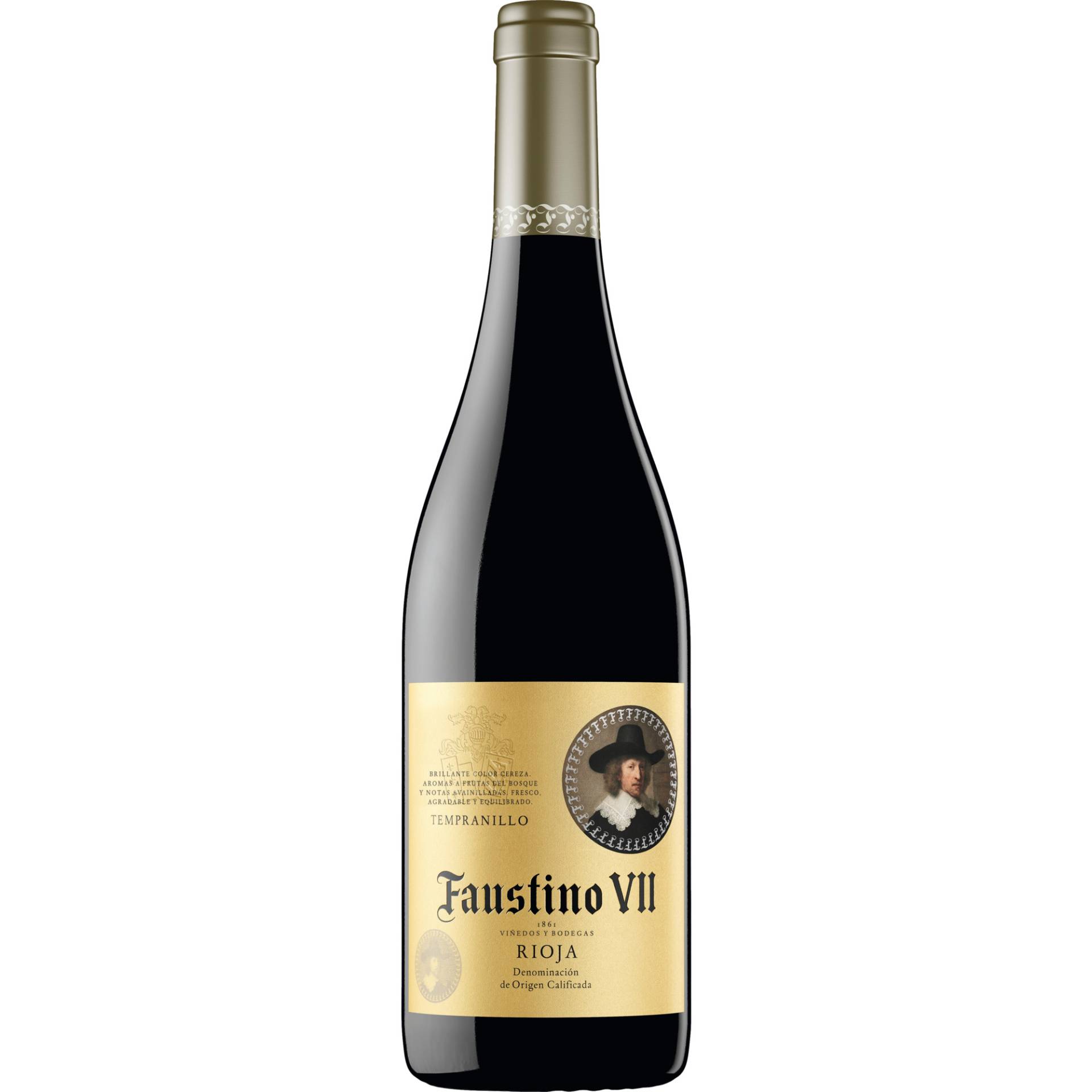 Faustino VII Rioja Tinto, Rioja DOCa, Rioja, 2021, Rotwein von Bodegas Faustino S.L.,01320,Oyon Alava,Spanien