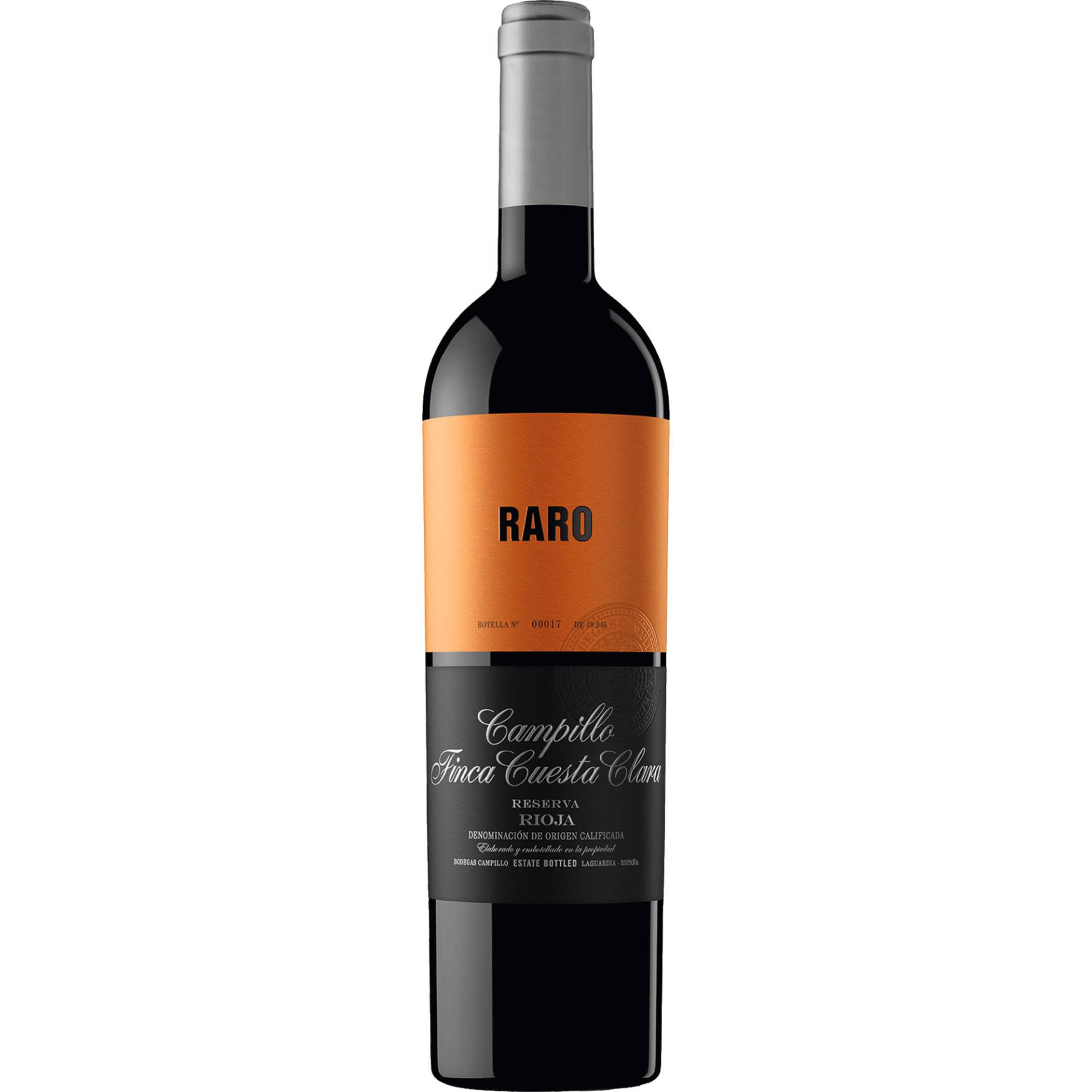 Campillo Rioja Raro Finca Cuesta Clara, Rioja DOCa, Rioja, 2015, Rotwein Campillo Rioja Raro Finca Cuesta Clara, Rioja DOCa, Rioja, 2015, Rotwein von "Bodegas Faustino S.L.",01320,"Oyon Alava",Spanien