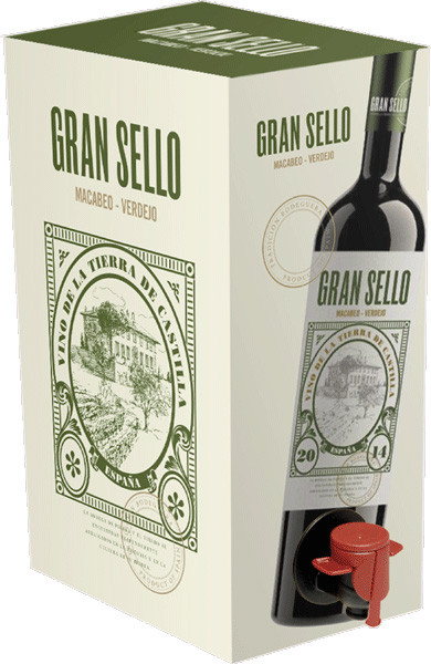 Bodega Gran Sello Weißwein trocken Bag in Box 3 l von Bodegas Gran Sello