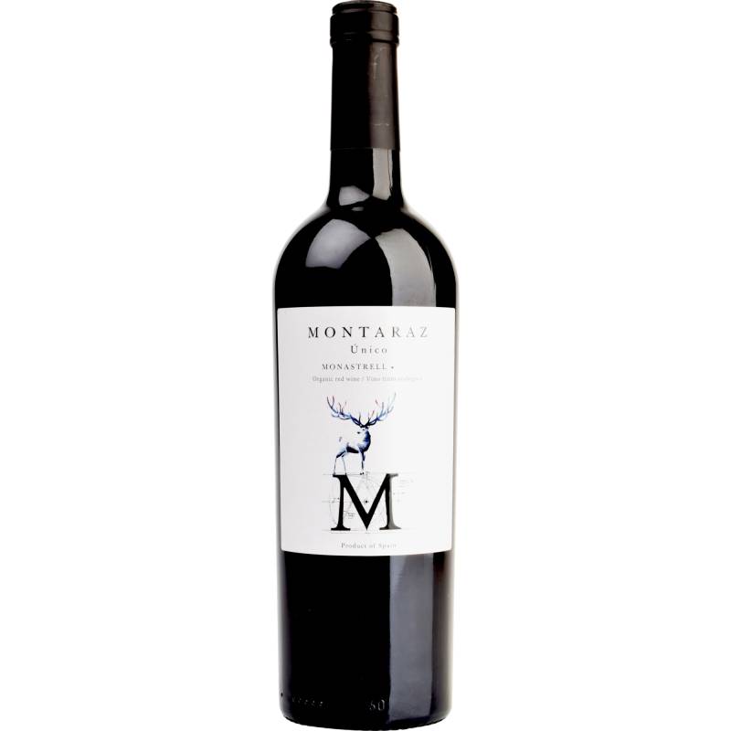 Montaraz Unico Monastrell Bio, Jumilla DO, Murcia, 2023, Rotwein von Bodegas Hijos de Juan Gil / Paraje de la Aragona, Carretera de Fuente Alamo, S/N / E - 30520 Murcia / Jumilla