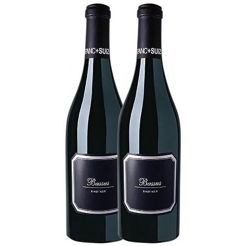 Hispano-Suizas Bassus Pinot Schwarz Utiel-Requena Alterung 75 cl (Schachtel mit 2 Flaschen von 75 cl) von Bodegas Hispano-Suizas