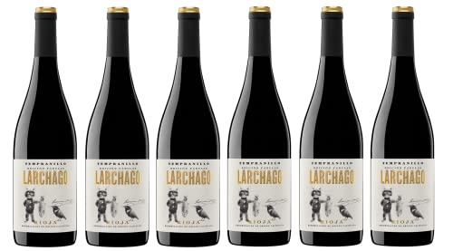 6x 0,75l - Bodegas Larchago - Edición Fábulas - Tempranillo - Rioja D.O.Ca. - Spanien - Rotwein trocken von Bodegas Larchago
