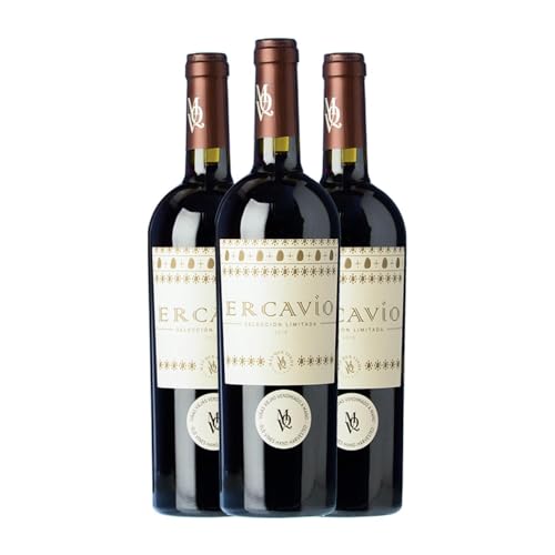 Más Que Vinos Ercavio Selección Limitada Tempranillo Vino de la Tierra de Castilla Alterung 75 cl (Schachtel mit 3 Flaschen von 75 cl) von Bodegas Más Que Vinos