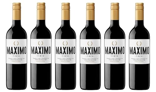 6x 0,75l - Bodegas Máximo - Tinto - Castilla-La Mancha D.O. - Spanien - Rotwein trocken von Bodegas Máximo