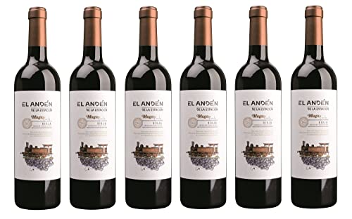 6x 0,75l - 2021er - Bodegas Muga - El Andén de la Estación - Crianza - Rioja D.O.Ca. - Spanien - Rotwein trocken von Bodegas Muga