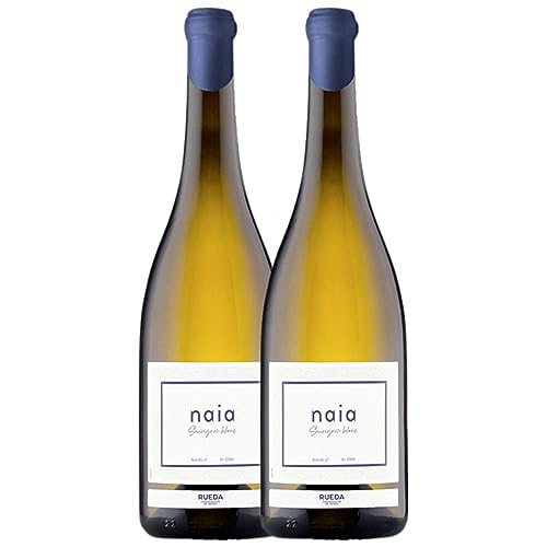 Naia Sauvignon Weiß Rueda 75 cl (Schachtel mit 2 Flaschen von 75 cl) von Bodegas Naia