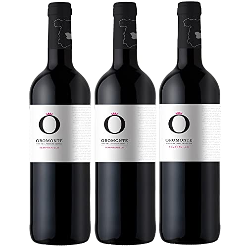 Bodegas Navarro Lopez Oromonte Tempranillo Rotwein Wein trocken Spanien (3 Flaschen) von Bodegas Navarro López