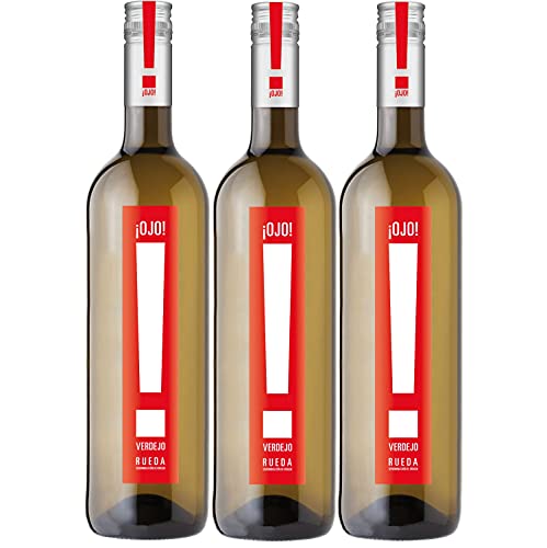 ¡OJO! Verdejo Rueda DO Weißwein Wein trocken Spanien (3 Flaschen) von Bodegas Navarro López