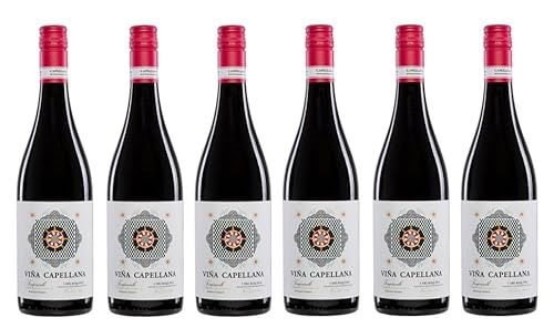 6x 0,75l - 2023er - Bodegas Nodus - Viña Capellana - Tempranillo - Utiel-Requena D.O.P. - Spanien - Rotwein trocken 6x 0,75l - 2023er - Bodegas Nodus - Viña Capellana - Tempranillo - Utiel-Requena D.O.P. - Spanien - Rotwein trocken von Bodegas Nodus