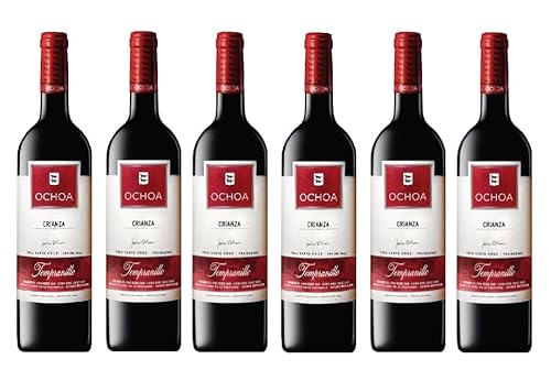 6x 0,75l - 2019er - Bodegas Ochoa - Tempranillo - Crianza - Navarra D.O.P. - Spanien - Rotwein trocken von Bodegas Ochoa