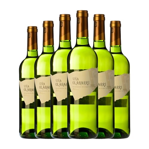 Olabarri Blanco Rioja 75 cl (Schachtel mit 6 Flaschen von 75 cl) von Bodegas Olabarri