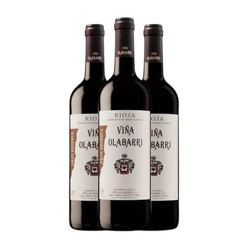 Olabarri Rioja Große Reserve 75 cl (Schachtel mit 3 Flaschen von 75 cl) von Bodegas Olabarri