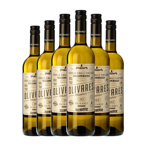 Olivares Blanco Verdejo Jumilla 75 cl (Schachtel mit 6 Flaschen von 75 cl) von Bodegas Olivares