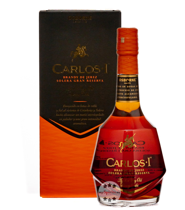 Carlos I Brandy de Jerez Solera Gran Reserva (40 % Vol., 0,7 Liter) von Bodegas Osborne