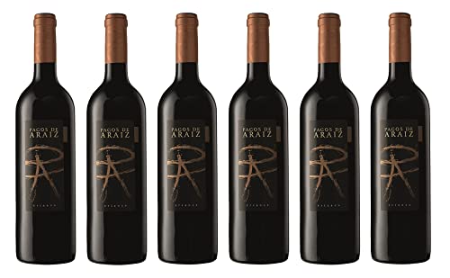 6x 0,75l - 2021er - Bodegas Pagos de Araíz - Crianza - Navarra D.O.P. - Spanien - Rotwein trocken von Bodegas Pagos de Araíz