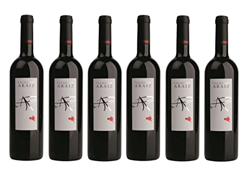 6x 0,75l - 2021er - Bodegas Pagos de Araíz - Tinto Roble - Navarra D.O.P. - Spanien - Rotwein trocken von Bodegas Pagos de Araíz