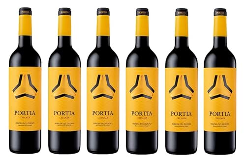 6x 0,75l - 2021er - Bodegas Portia - Crianza - Ribera del Duero D.O.P. - Spanien - Rotwein trocken von Bodegas Portia