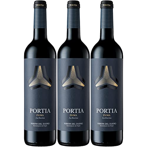 Portia Prima Rotwein Wein trocken Spanien I Visando Paket (3 Flaschen) von Bodegas Portia