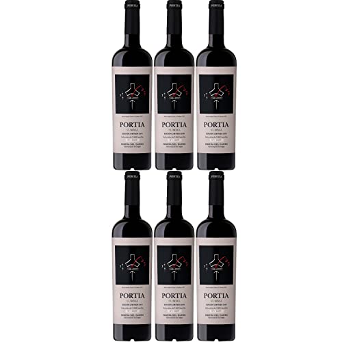 Portia Summa Rotwein Wein trocken Spanien I Visando Paket (6 Flaschen) von Bodegas Portia